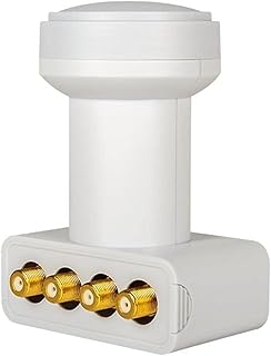 Megasat 0401074 HD de Profesional Quad LNB Color Blanco