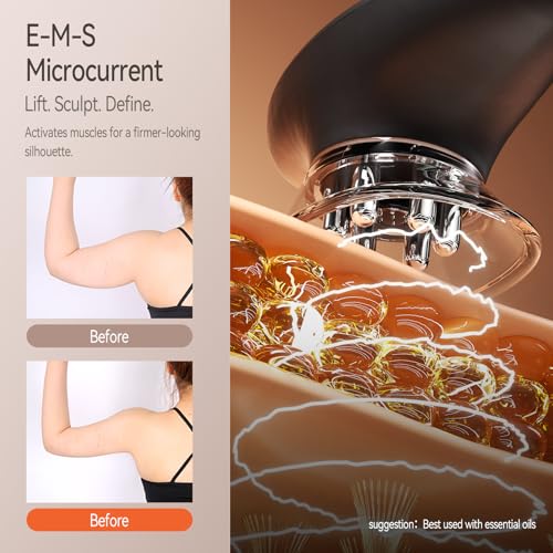 Zelvory 3-in-1 Body Sculpting Machine with Red Light, Vacuum Suction & Microcurrent, Cellulite Massage Tool for Arms, Legs, Waist & Belly, Skin Smoothing and Contouring Device for Home Use — view 5