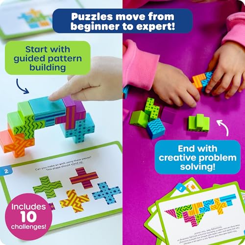 Learning Resources STEM Explorers Brainometry - 3D Puzzle Games for Kids, Kids Travel Games, Brain Teaser Puzzles, Pattern Memory Game, Brain Game Toys, Classroom Toys, 5 Year Old Boy and Girl Gifts - Image 5