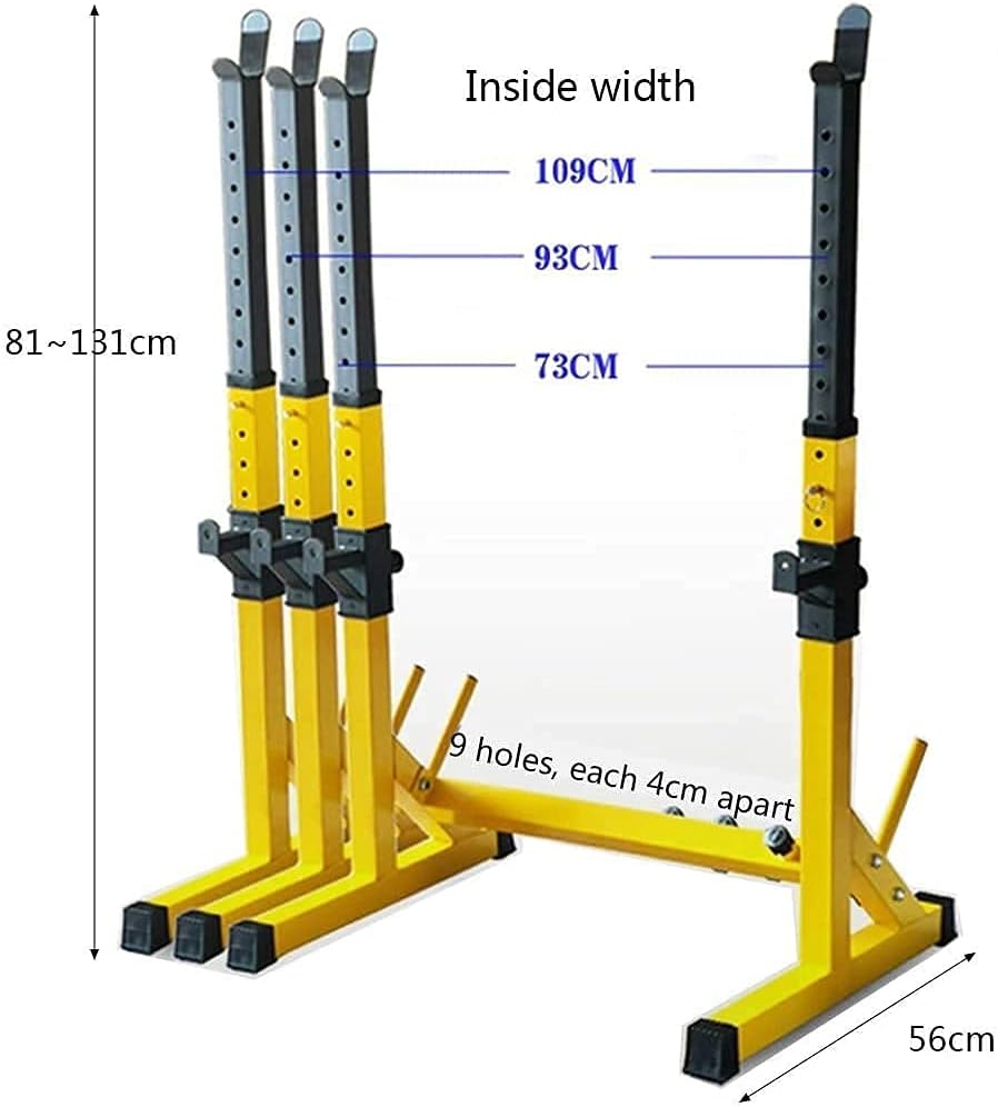 パワーラック バーベルスタンド スクワットラック 自宅 高さ12段階調節