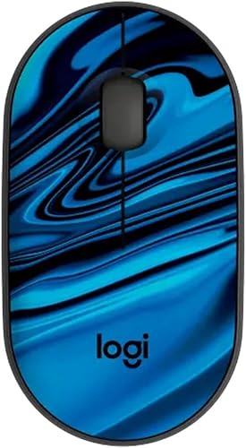 Miniatura 1 de Logitech Mouse inalámbrico M340 con impresiones de edición limitada, receptor USB y clics silenciosos, mouse inalámbrico portátil para laptop, PC,