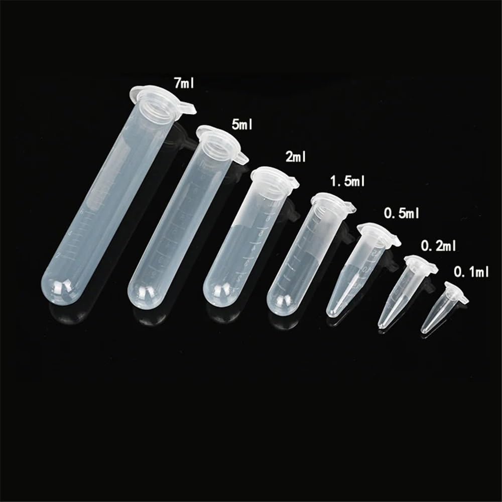 Attrezzature e forniture di laboratorio Laboratorio 0,1/0,2/0,5/1,5/2/5/7ml Provetta da centrifuga in plastica for campioni Riconfezionamento Piccola bottiglia