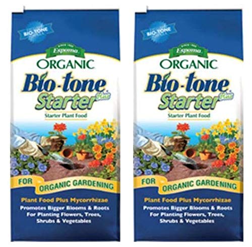 Espoma BTSP8 Organic 4-3-3 BioTone Starter Plus Fertilizer, 8 lb (1, Тwo Рack)