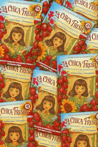 Image of 100 pcs Strawberry La Chica Fresita air Fresheners Aromatizante Fresa