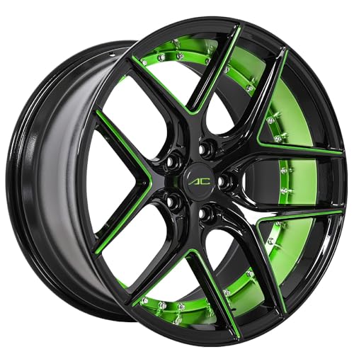 AC Wheels Divino Gloss Black Green