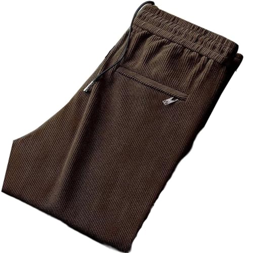 Pantalon de sweat casual à jambes droites hommes automne hiver chaud