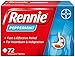 Price comparison product image Rennie Antacids, Peppermint Flavour, 72 Count (Pack of 1)