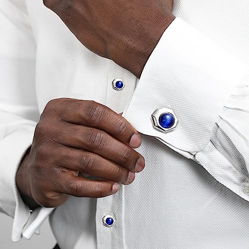 Mancuernillas HAWSON Ojo de Gato para Hombre miniatura 5