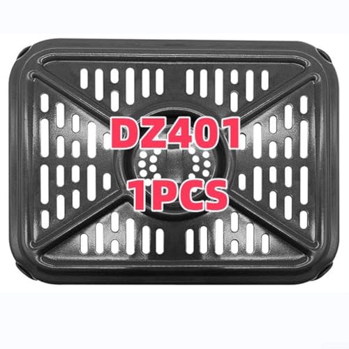 Sartén de repuesto para freidora de aire FN101GY con protección de esquina de silicona, bandeja de acero inoxidable diseñada para cocinar uniformemente patatas fritas, barbacoa, filetes y verduras