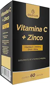 Vitamina C + Zinco C/60 Cápsulas - Gold Lab