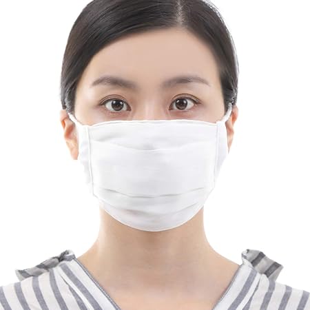 Amazon 夏マスク シルクマスク 日本製 天然素材 絹マスク 夏 涼しいい 蒸れない 洗って使える 個梱包 1枚入り カラダ快適研究所 布マスク