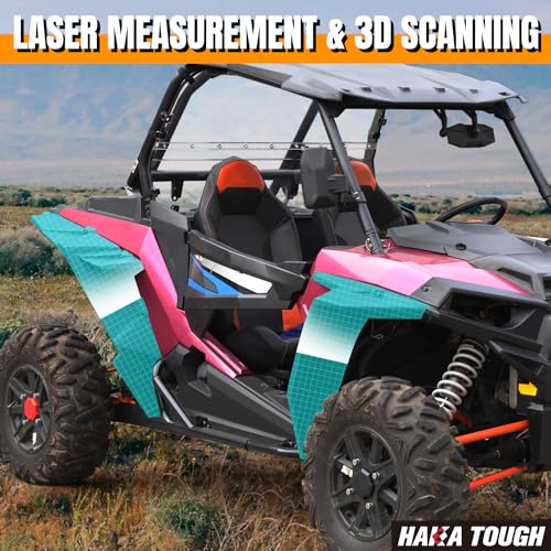 HAKA TOUGH Fender Flares for Polaris RZR XP 1000 Accessories 2014-2023, Wider Extended Fenders Guards for Polaris RZR XP 4 1000,Mud Flaps Mud Guards Extension for Polaris RZR, Replace OEM 2881985 by HAKA TOUGH - Image 5