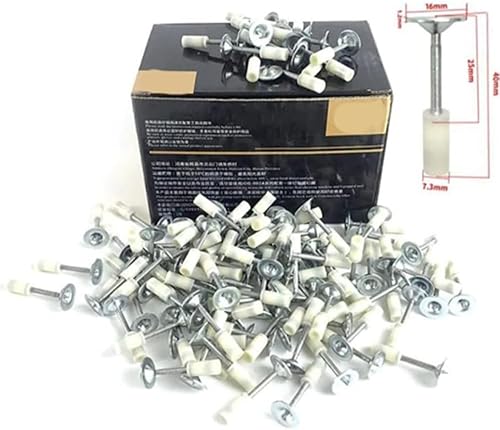 200Pcs Round Nails for Mini Steel Nails Guns 7.3 mm Nail Gun Nail Hand-Steel Nail Concrete Wall Fastening Cable Duct Fixing Device Nail Gun disponible en Yaxa Venezuela