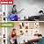 8 Pack Art Acoustic Panels, 48"X32" Soundproof Wall Panels, Decorative Acoustical Wall Panel Self-adhesive Sound Absorbing Panels Sound Dampening Panels for Home Office