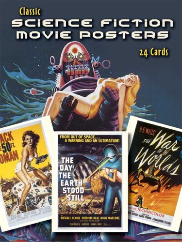 Classic Science Fiction Movie Posters: 24 Cards (Dover Postcards)