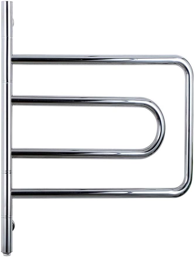 APUM Towel Drying Rack,Wall Mount Heated Electric Stainless Steel Towel Warmer Heater for Bathroom Plug-in Drying Rack