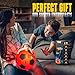 Funvip Light Up LED Soccer Ball, Rechargeable Glow in The Dark Soccer Ball with Bag, Christmas Birthday Soccer Gifts for 8-12 Years Old Boy Kids Teens, Cool Boy Toys Gifts for Ages 8 9 10 11 12+