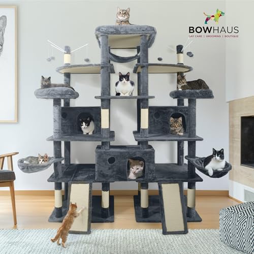 Torre grande para gatos CAPHAUS interior XXL 80 pulgadas miniatura 2