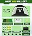 Golf Net, 10x7ft Practice Net with Foldable Tri-Turf Mat, All in 1 Golf Hitting Aid with Scoreboard & Target, Chipping Training Nets for Backyard Driving, Gifts for Men Dad Husband Boys