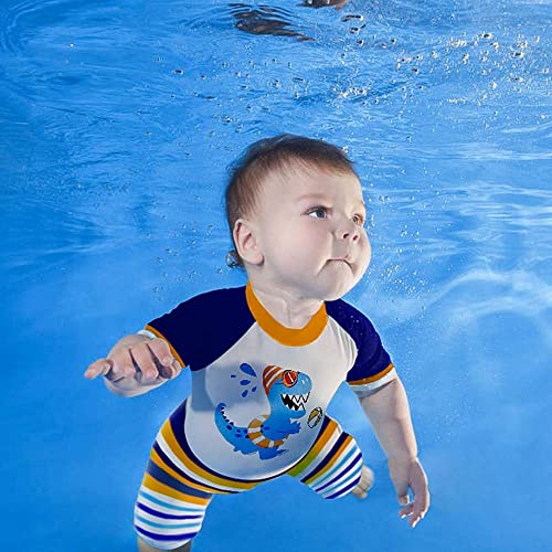 Image of Kids Swimsuit Boys Two Pieces Shark Swimsuit Toddler Rash Guard and Trunk