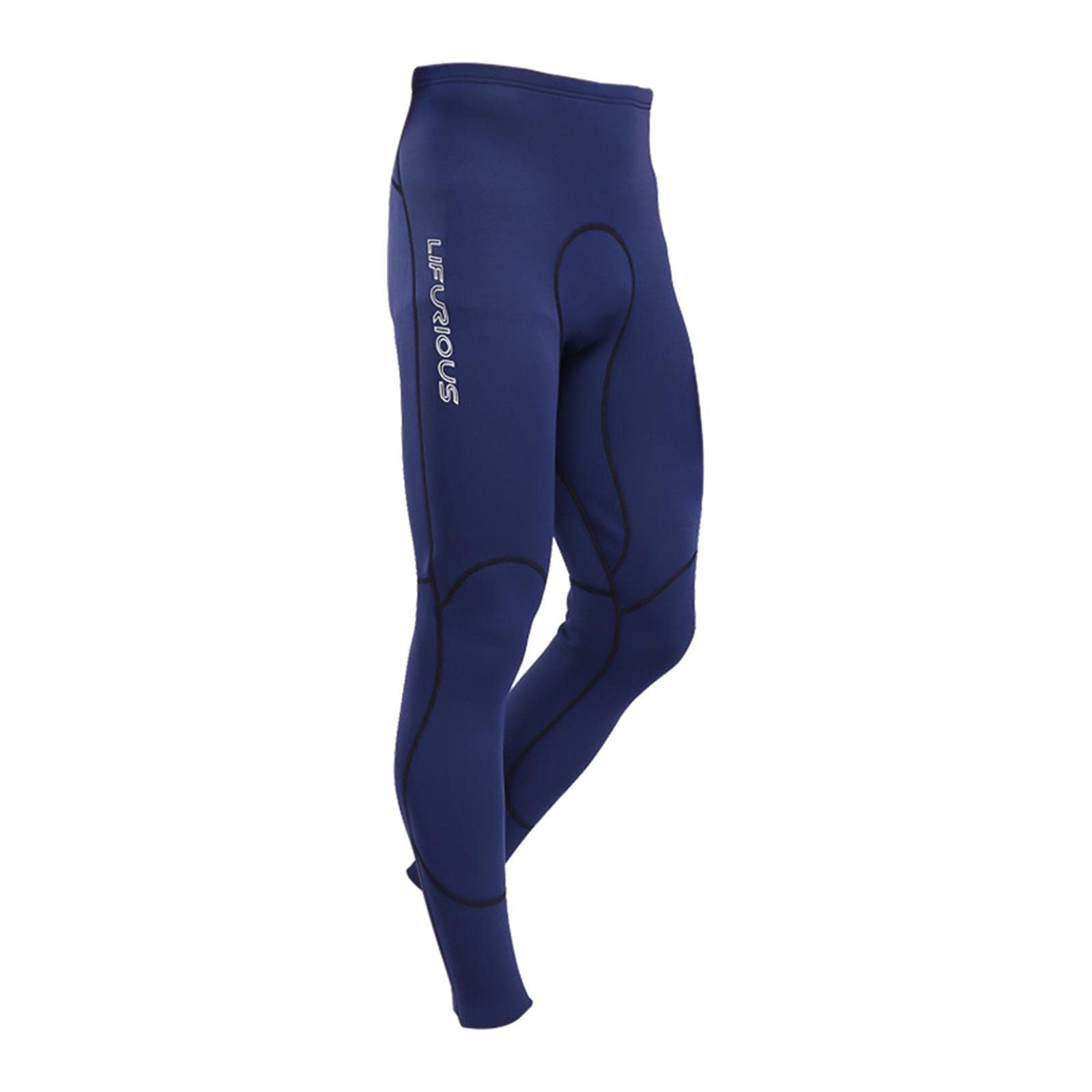 ujeavette UJEAVETTE® Mens Wetsuit Pants Neoprene Keep Warm 2Mm Swimwear for Surfing XXL Blue-picture-16