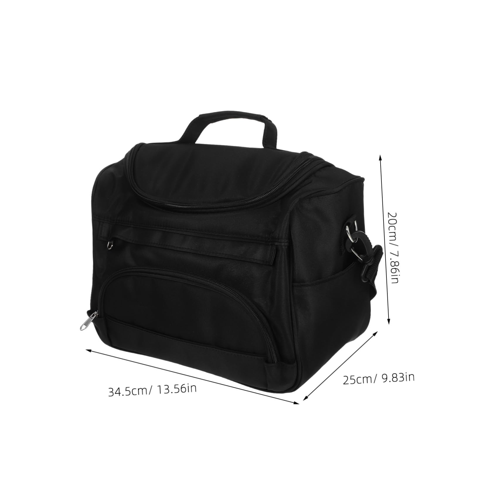 VICASKY Borsa per Parrucchieri Capiente Portatile Oxford Nero