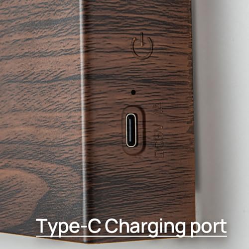 Apliques de pared para interior sin cables con batería recargable USB 5