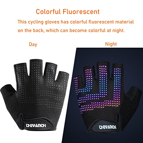 Ljcute Fingerless Fishing Gloves For Men Women, Wear-Resistant & Breathable Gym Workout Gloves For Exercise, Fitness, Training, Kayaking, Sailing, Cycling, Bike #TOP1