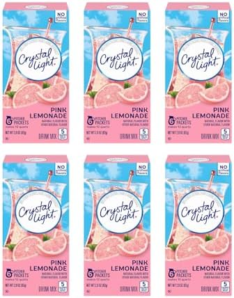 Drink Mix, Pink Lemonade,2.9 Ounce (Pack of 6)