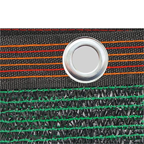 Filet d'ombrage rectangulaire vert 5x9m avec oeillets pour potager - 6