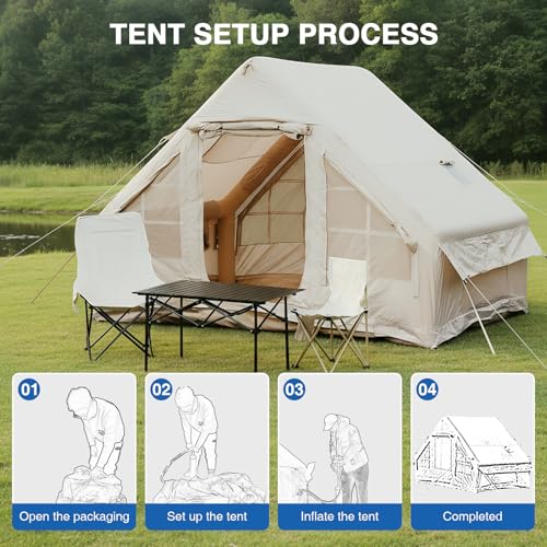Carpa Inflable para Camping Glamping 1 Persona miniatura 5