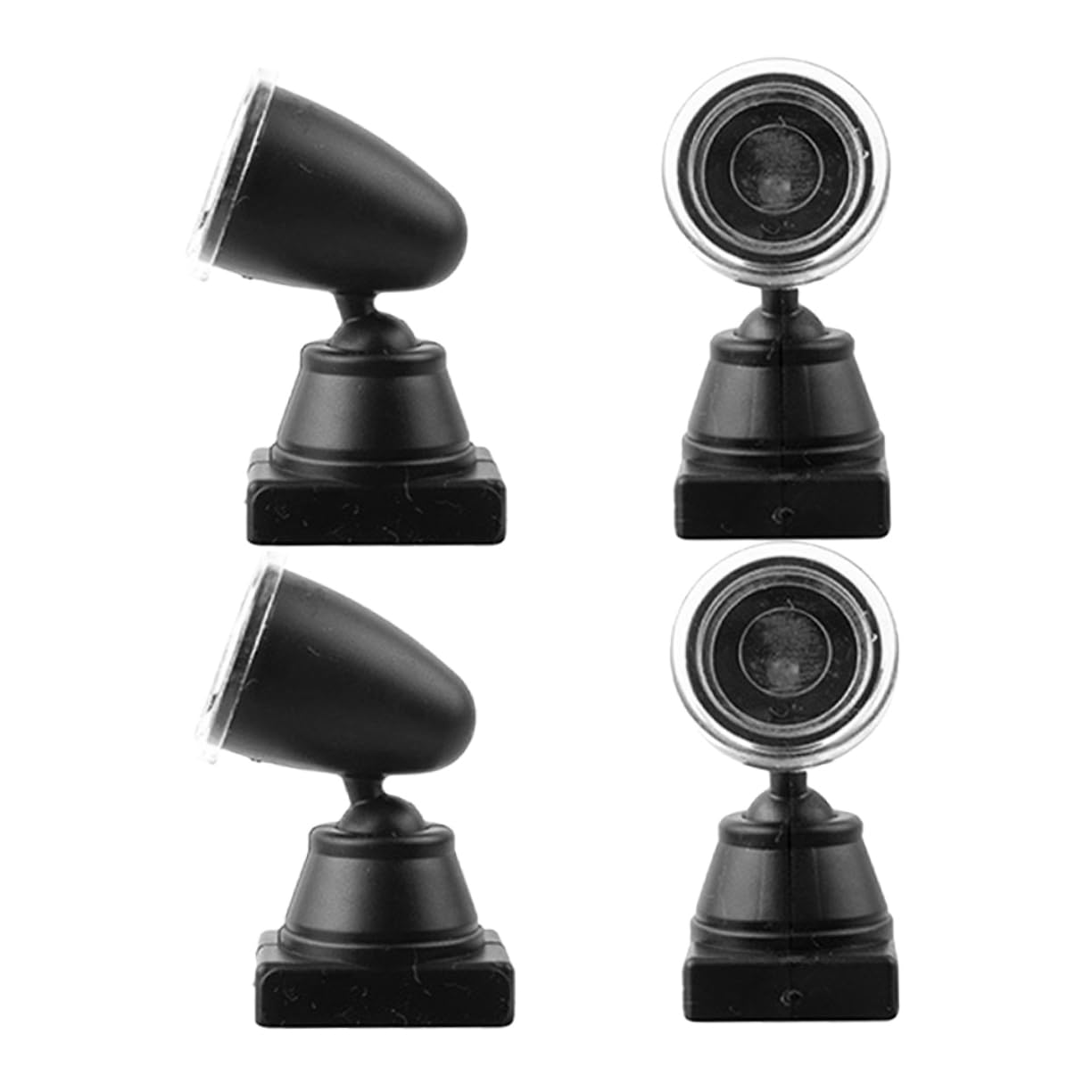 Angoily 4Pcs Mini Signal Light Model for Sand Table DIY Layout Compact Decorative Railroad Train Spotlight Material Easy to Install Carry Unique Scene Adornment