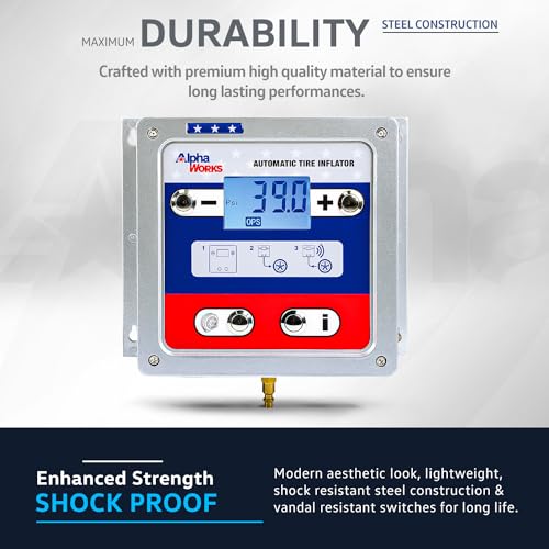 AlphaWorks Wall Mountable Tire Inflator