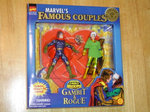 X Men Marvel's Famous Couples Gambit and Rogue Limited Edition Collector's Set