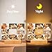 Custom Picture Frames with Photo, Customized Photo Frame with Night Light, Personalized Picture Frame, Personalized Christmas Birthday Gifts for Women Men Her Him Mom Dad Kids Baby Family Friends