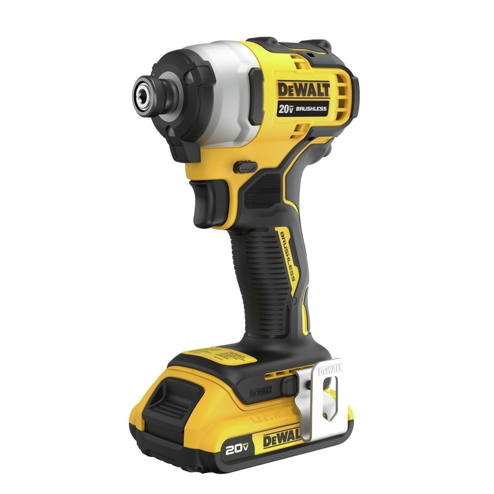 DeWalt DCF809D1 20V Cordless 1/4" Impact Driver Kit w/Battery, Charger and Bag