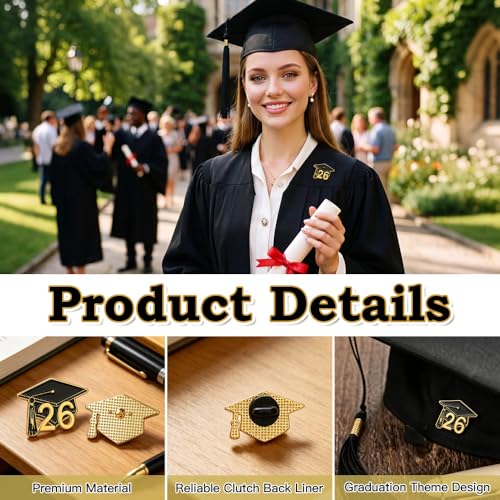 Image of Graduation Enamel Pins 1pcs for High School College