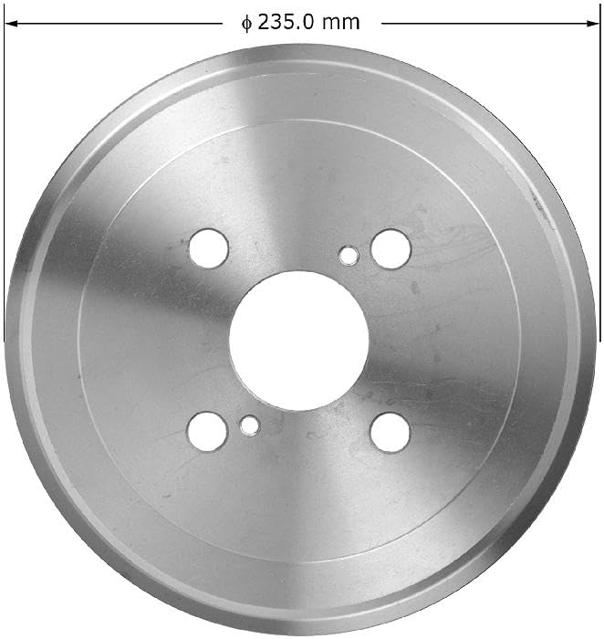 Image of Bendix Premium PDR0515 Rear Brake Drum compatible with Geo Prizm 1992-1989, Toyota Celica 1991-1986, Corolla 1992-1988