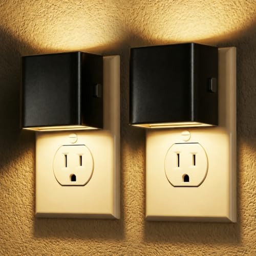 DORESshop Night Lights Plug into Wall [2 Pack], Plug in Night Light 3000K