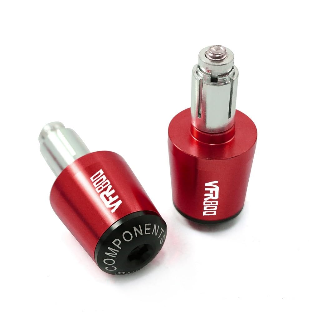 Manillar de moto CNC rojo para Honda VFR800 y VFR800F en extremos de 7/8 pulgadas