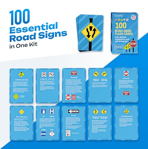 Well Balanced CD01 Road Signs Flash Cards thumb #1