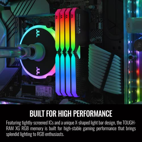 Image of Thermaltake TOUGHRAM XG RGB DDR4 3600MHz 64GB (32GB x 2) 16.8 Million Color RGB Alexa /Razer Chroma /5V Motherboard Syncable RGB Memory R016R432GX2-3600C18A