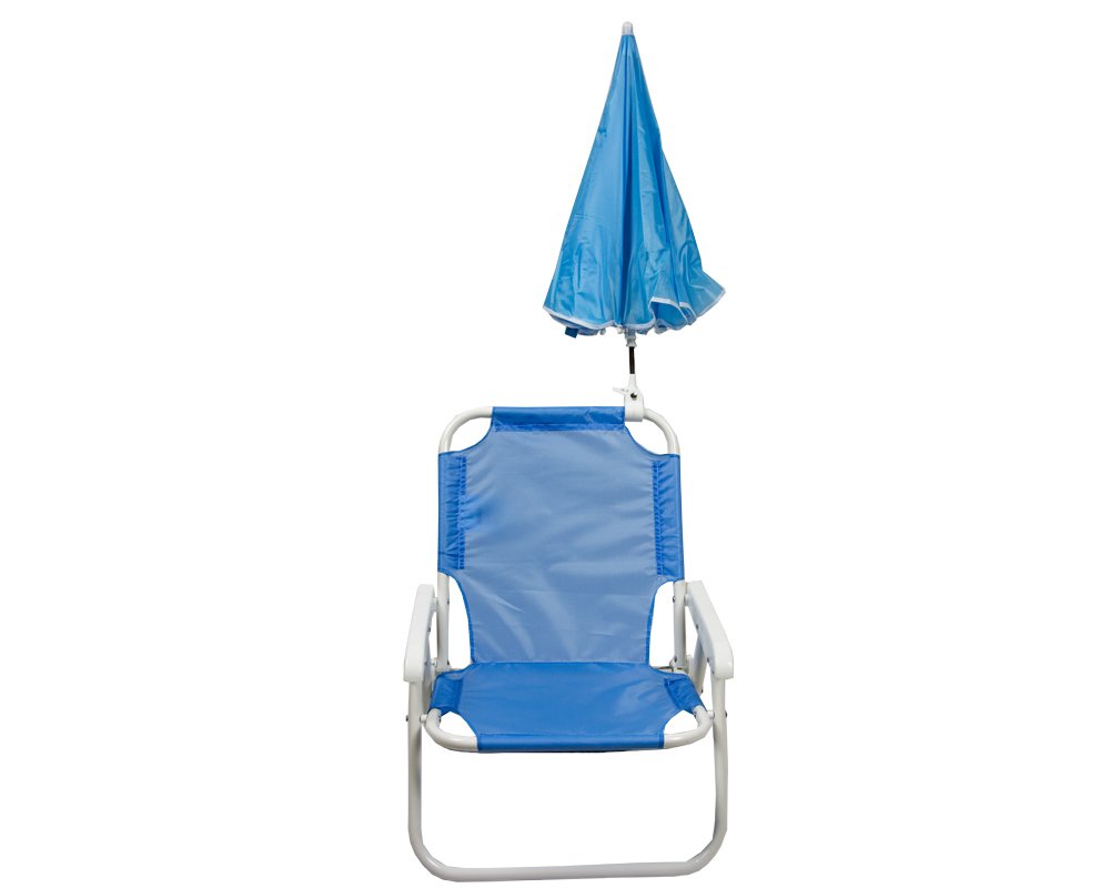 Fair Sedia con Ombrello per Bambini Protezione Raggi Solari Pieghevole Portatile Giardino Spiaggia