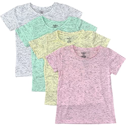 Image of Studio 3 Girls' Four-Pack Assorted Color T-Shirts