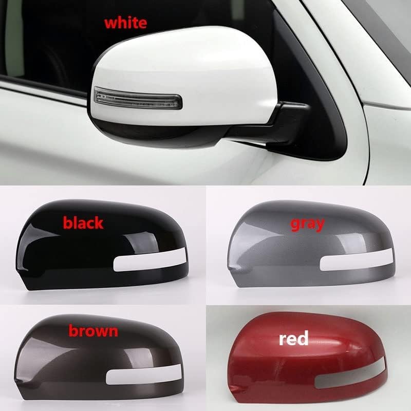 Zijspiegel Covers Voor Mitsubishi Voor Outlander 2014-2018 Auto Accessoires Achteruitkijkspiegels Cover Achteruitkijkspiegel Shell Kleur Geschilderd Achteruitkijkspiegel Cover Cap (Kleur : 5, Size