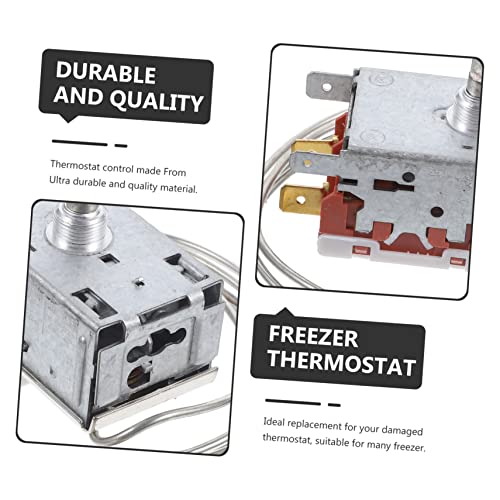 Labrimp Thermostat Mini Refrigerador Timer Switch Mechanical Switches Mini Fridge Thermostats Refrigerator Temperature Controls Refrigerator Temperature Controller Freezer Part Household #TOP2