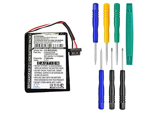 BP-N229-11/1100MX Battery with Tools Kit - Replacement for Mitac Mio Moov S500 , Mio Moov S556 Battery ( 1100mAh, 3.7V, Li-ion)