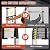 Grefinity 10.5 FT Aluminum Telescoping Ladder, One Button Retraction Extension Ladder, 375 lbs Load Capacity with Non-Slip Wide Feet, Compact Portable for Indoor Outdoor Use, RV, Attic and Roof Use