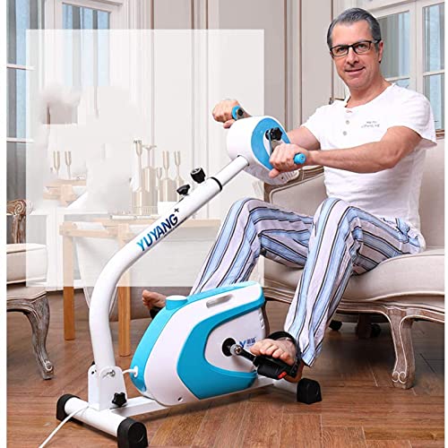 Electric Pedal Exerciser For Seniors Physiotherapy Rehabilitation,Adjustable Mini Cycling Rehab Equipment Exercise Peddling Machine For Seniors Handicap Disabled,A #TOP4