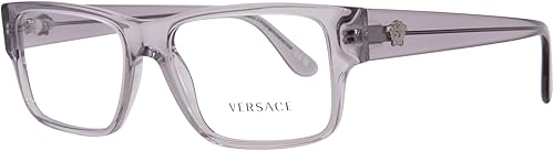 Versace Gafas graduadas VE 3342 593 Gris Transparente, Gris transparente